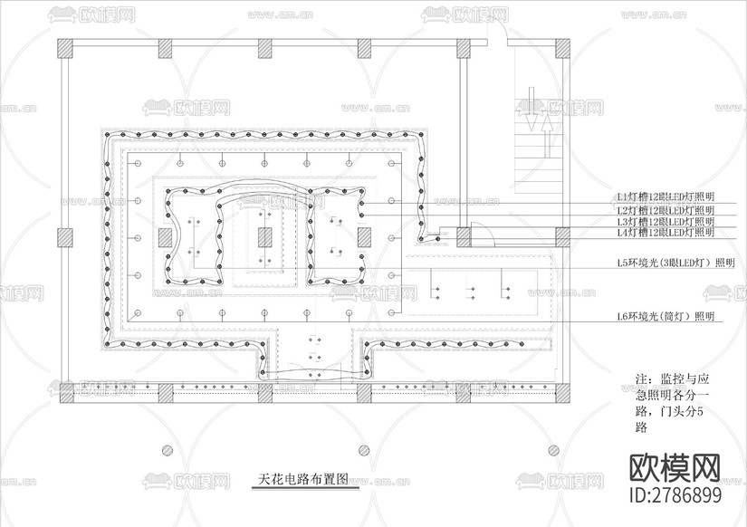 珠寶店全套裝修CAD施工圖下載(渲染圖5)