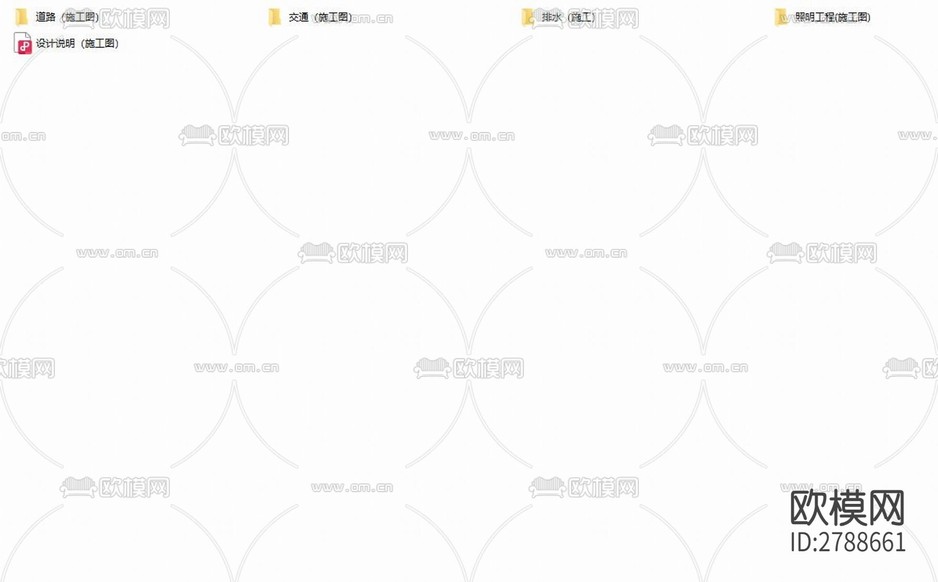 雙河口濱河路延伸段工程CAD施工圖下載(渲染圖3)