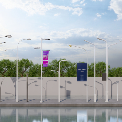  户外灯 庭院灯 景观灯 路灯su模型 