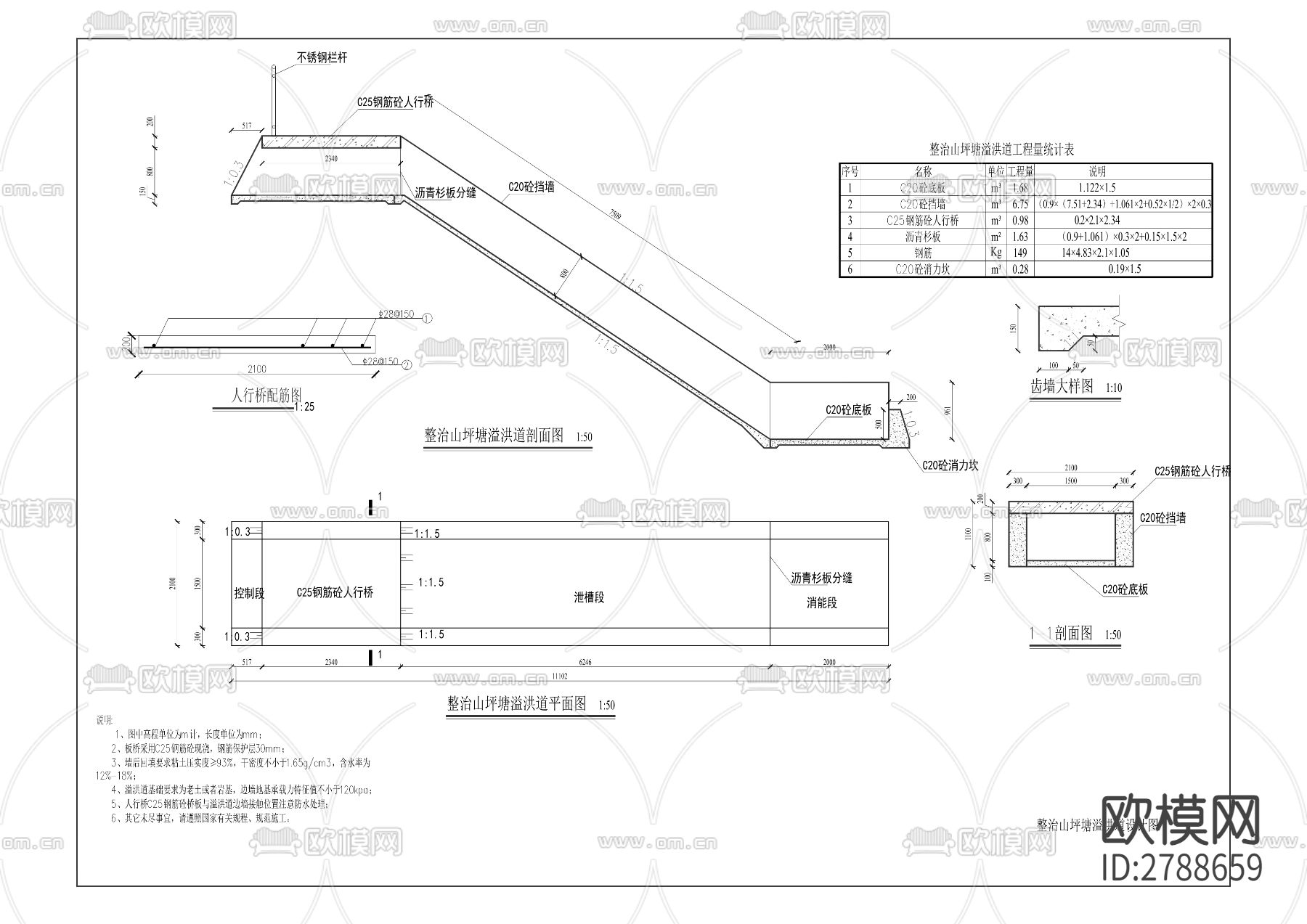 绍庆街道过江村土地整理项目CAD施工图下载（渲染图4）