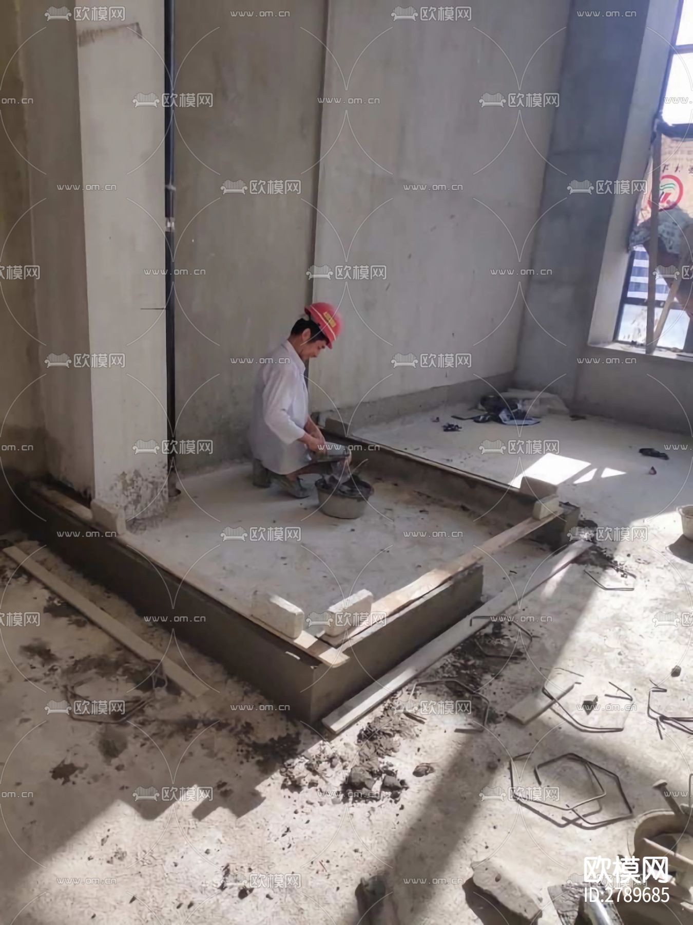 室内砌筑墙体常用节点大样下载（渲染图9）