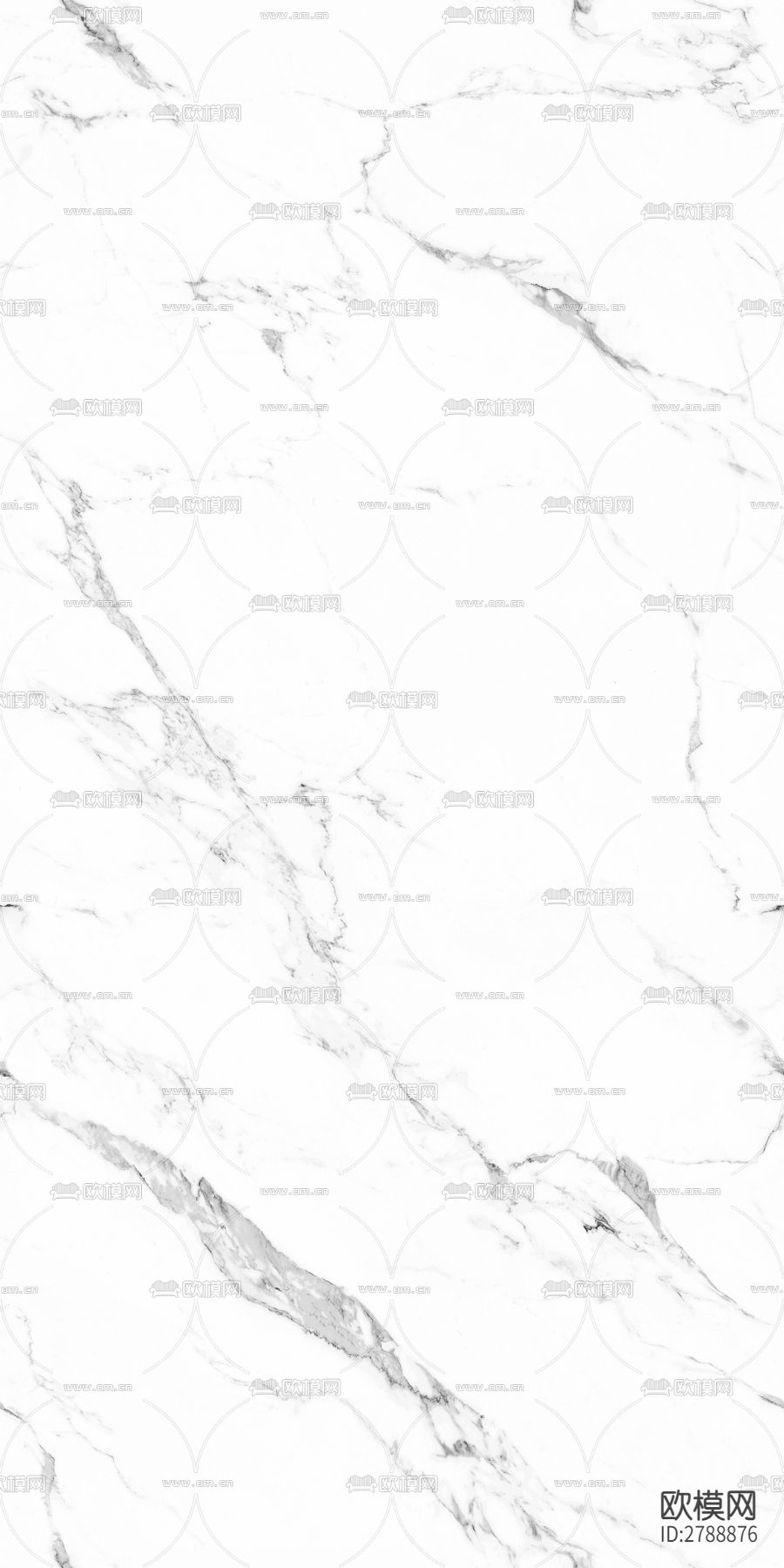 大理石 岩板 瓷砖 -维卡白下载（渲染图1）