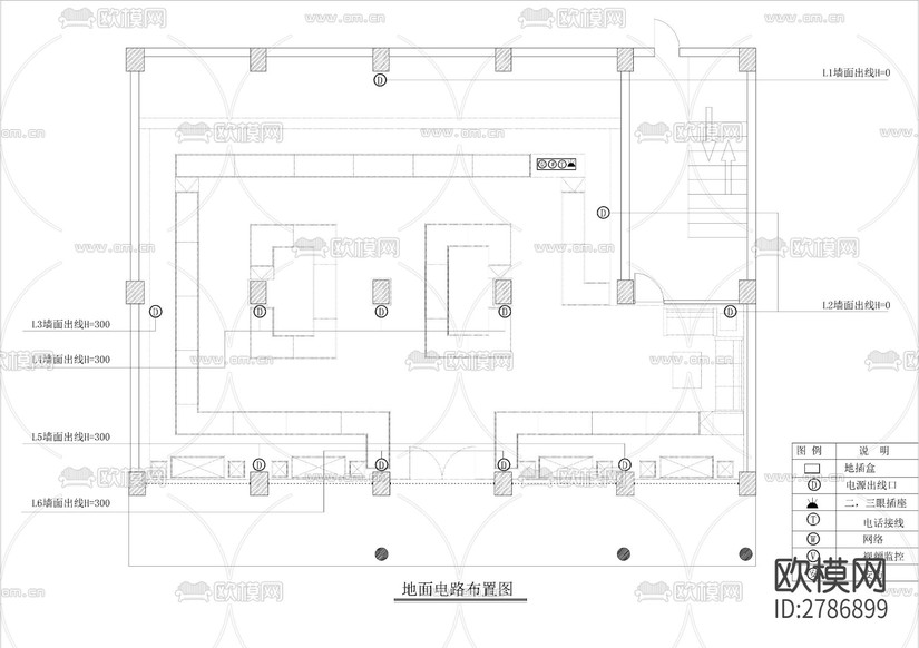 珠寶店全套裝修CAD施工圖下載(渲染圖4)