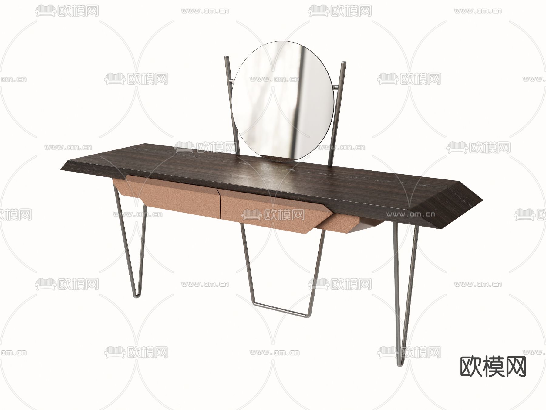 梳妆台 化妆桌su模型下载（渲染图1）