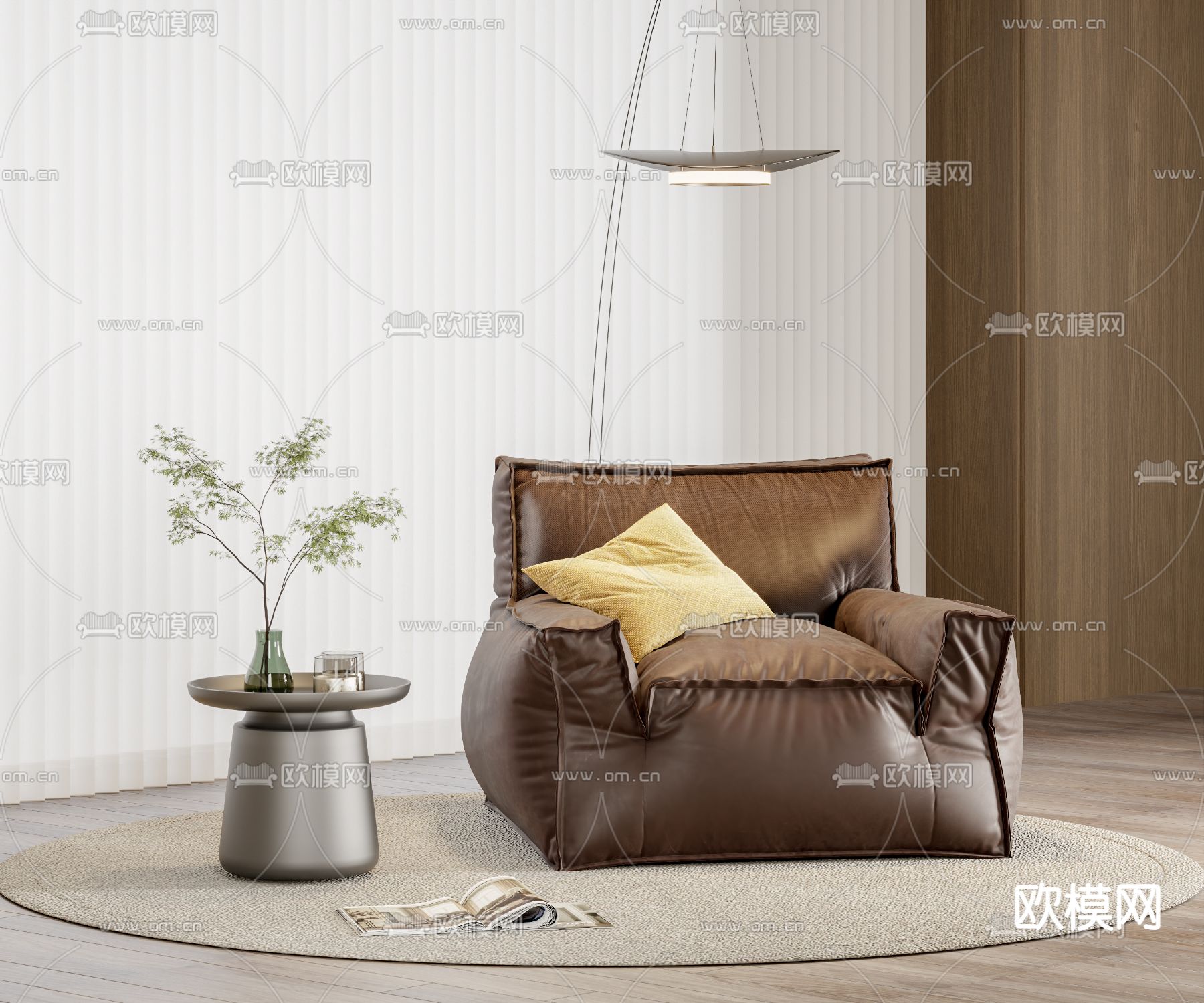 懒人沙发 软体沙发3d模型下载