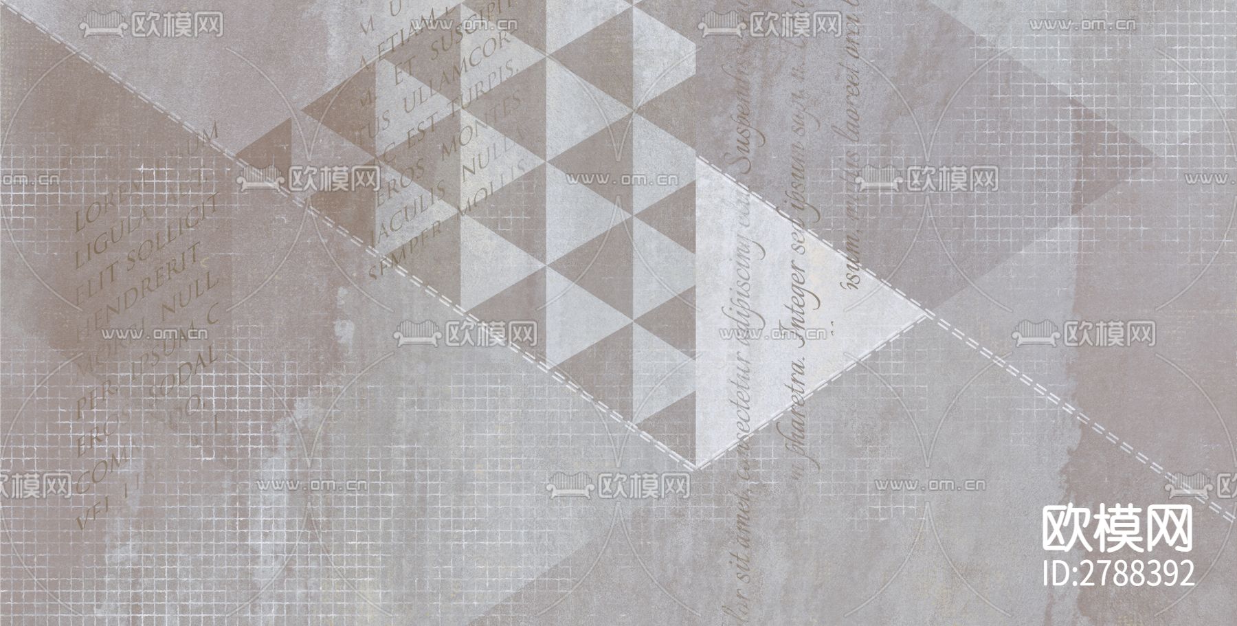 防滑砖 岩板 瓷砖 菱形下载（渲染图1）