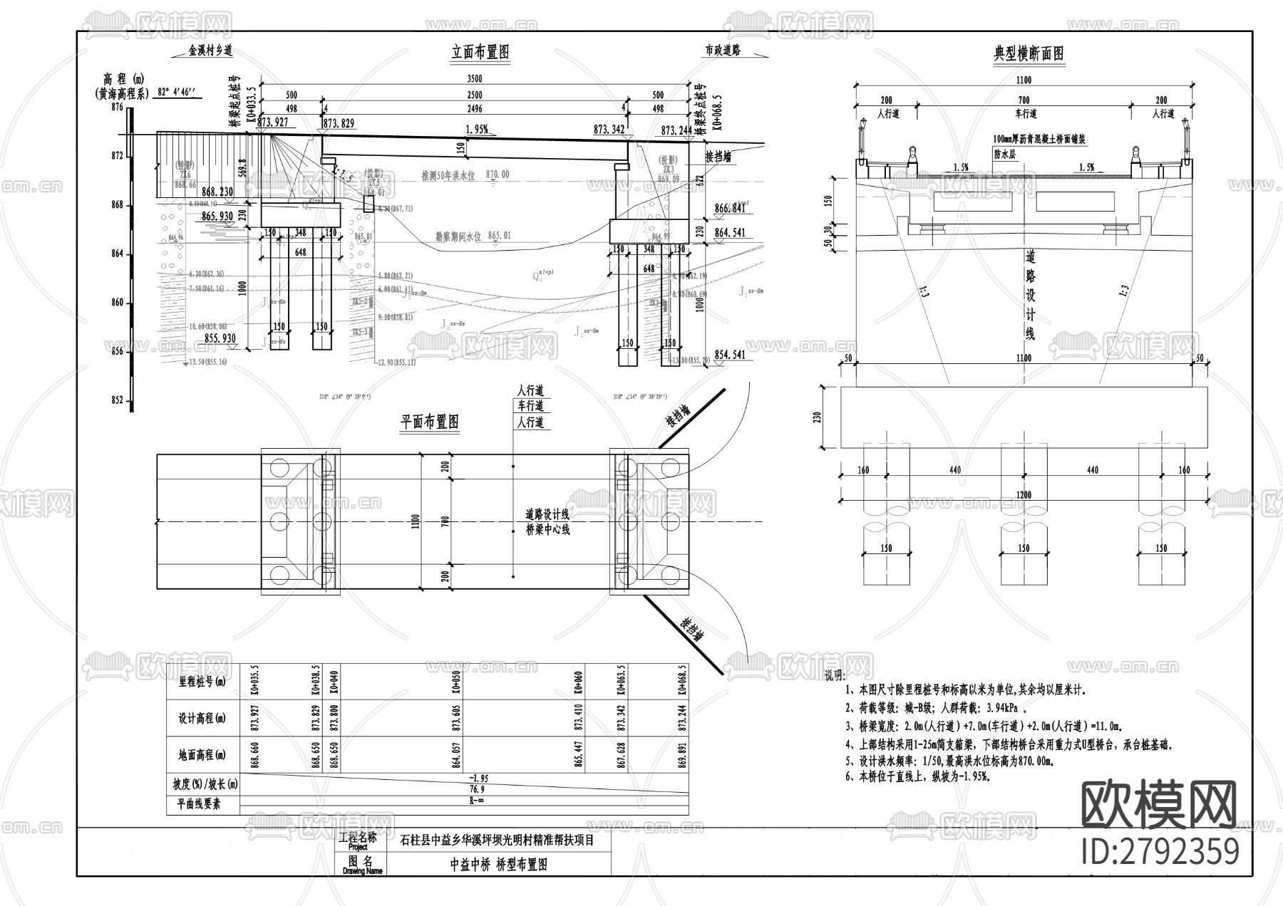 中益乡华溪坪坝光明村精准帮扶项目CAD施工图下载（渲染图6）