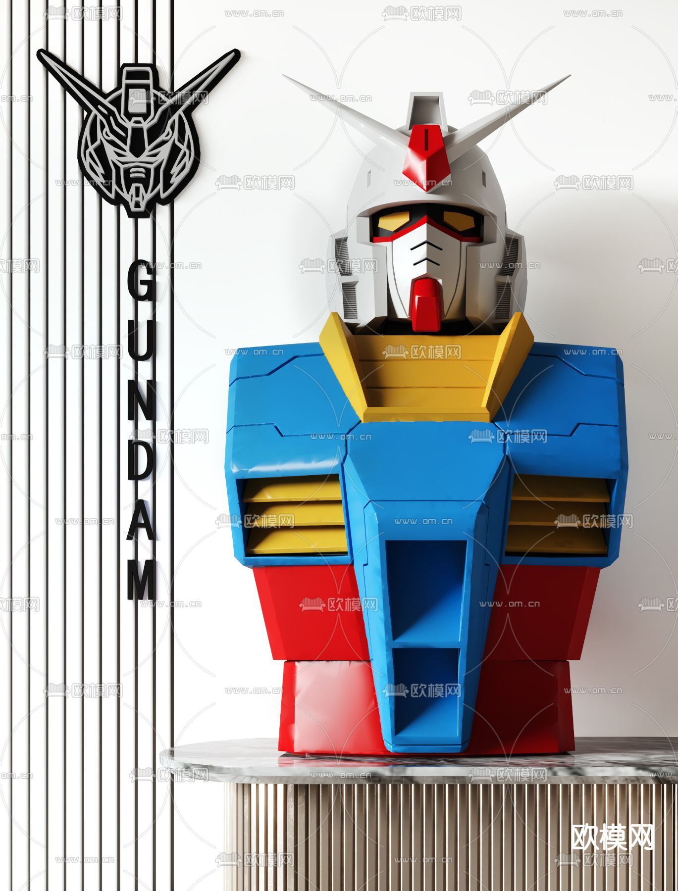 元祖手办 机甲摆件 潮玩3d模型下载