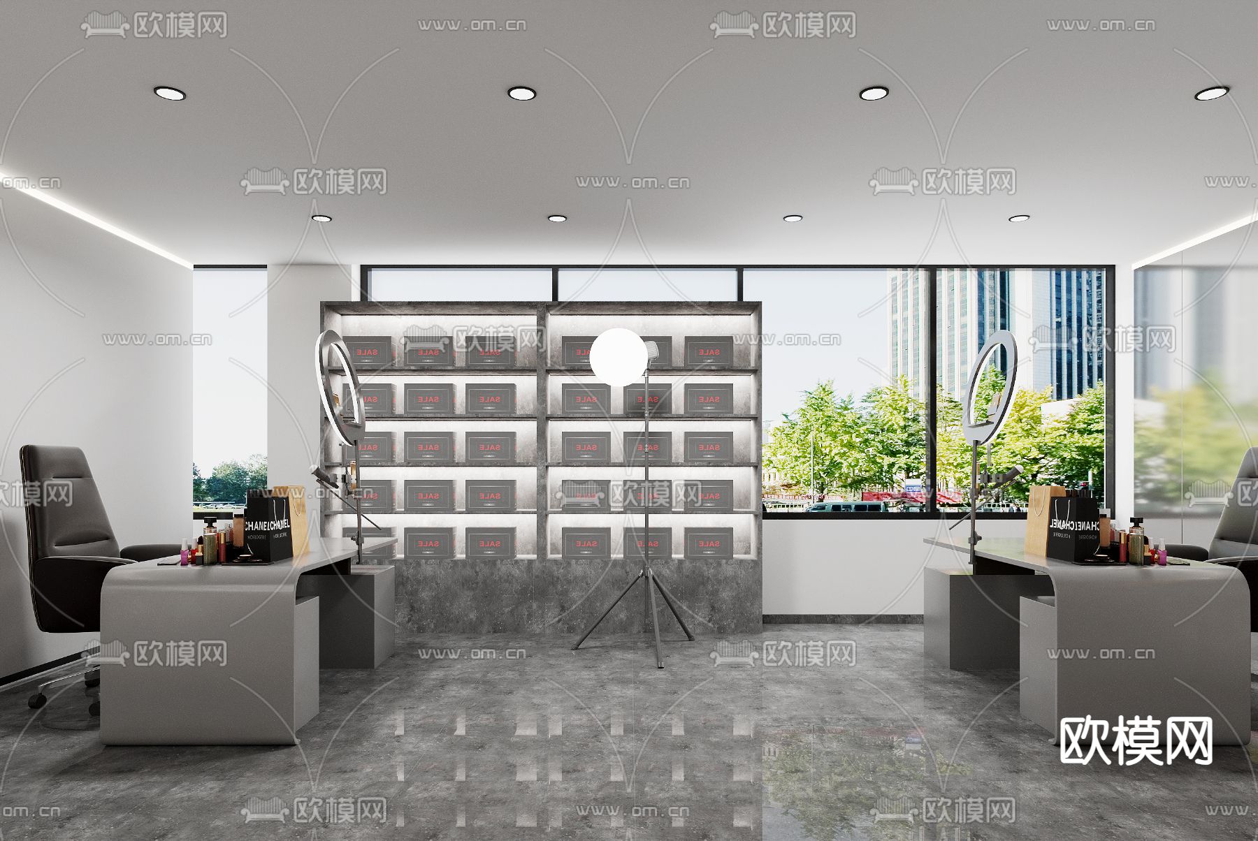 直播室 直播间3d模型下载（渲染图5）