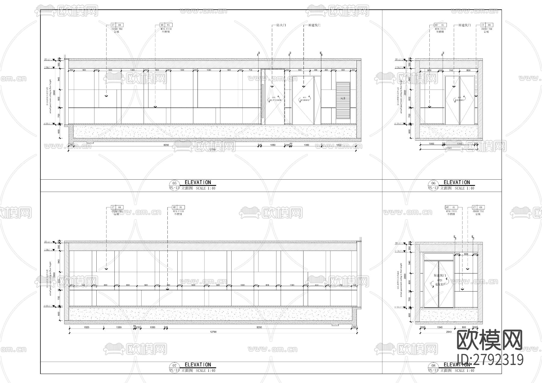 中交·中央公园（C102-1／06地块）项目（1~4号楼）室CAD施工图下载（渲染图4）