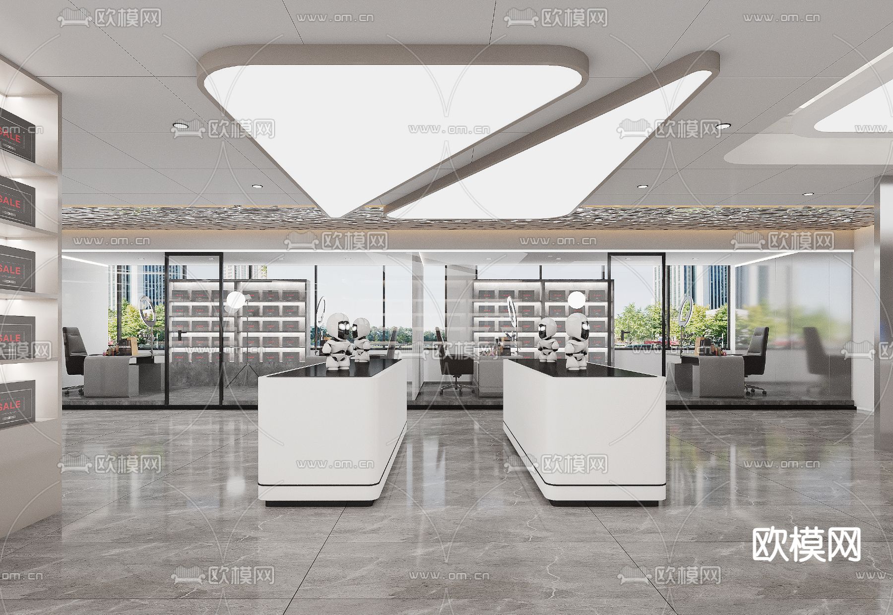 直播室 直播间3d模型下载（渲染图4）