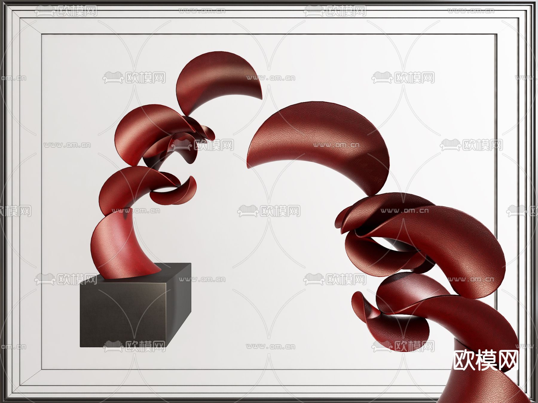 抽象雕塑 艺术摆件3d模型下载