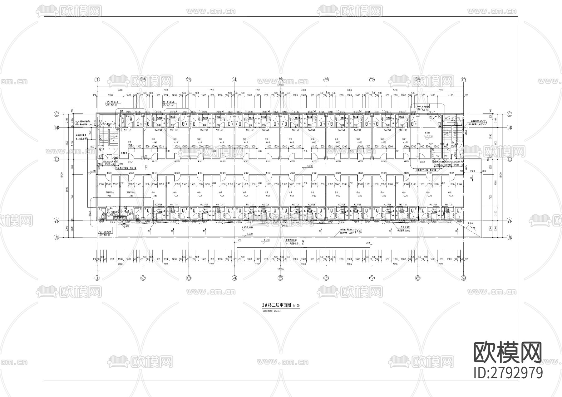 通用技术集团国测时栅科技有限公司一期厂房CAD施工图下载（渲染图5）