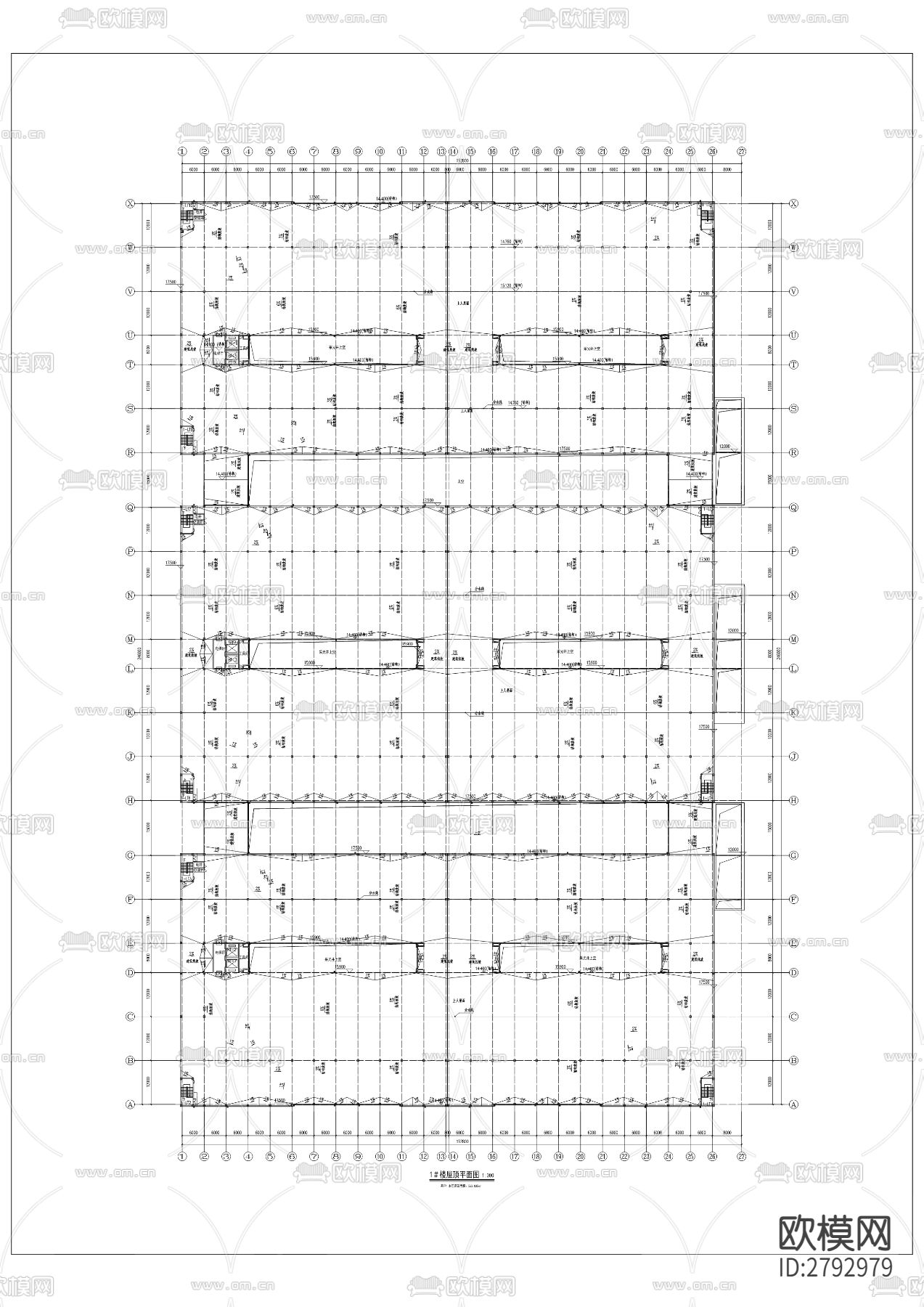 通用技术集团国测时栅科技有限公司一期厂房CAD施工图下载（渲染图9）