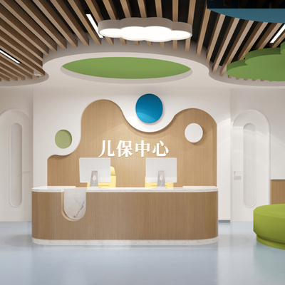  儿童医院 幼儿园su模型 