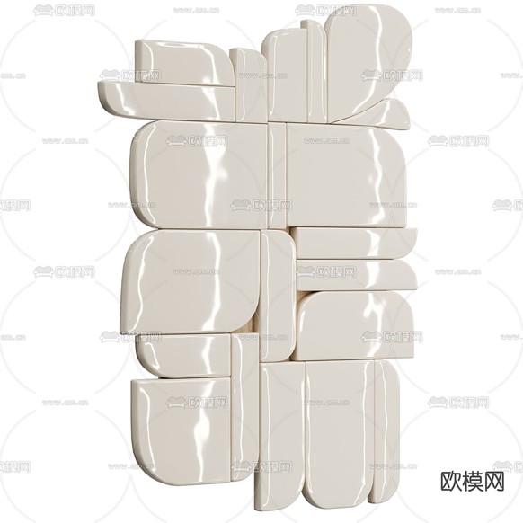 墙饰 挂饰 立体画3d模型下载(渲染图3)