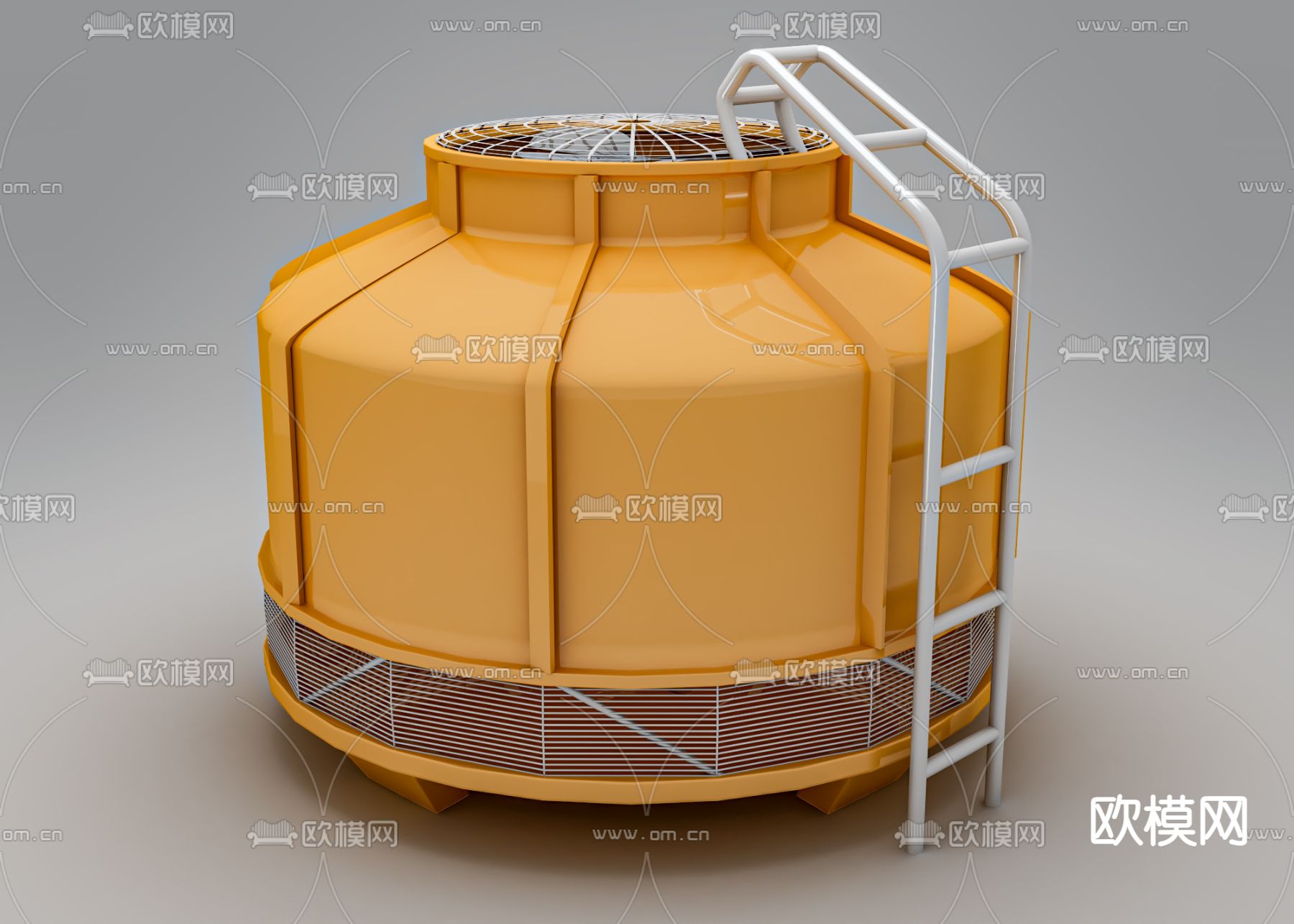 冷却塔3d模型下载