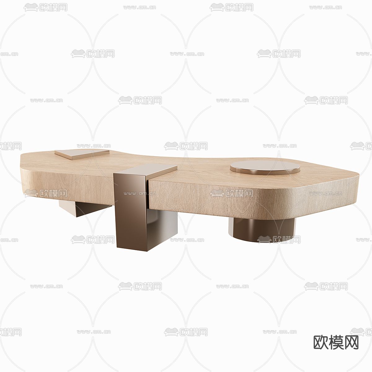 SANCAL 侘寂茶几3d模型下载（渲染图2）
