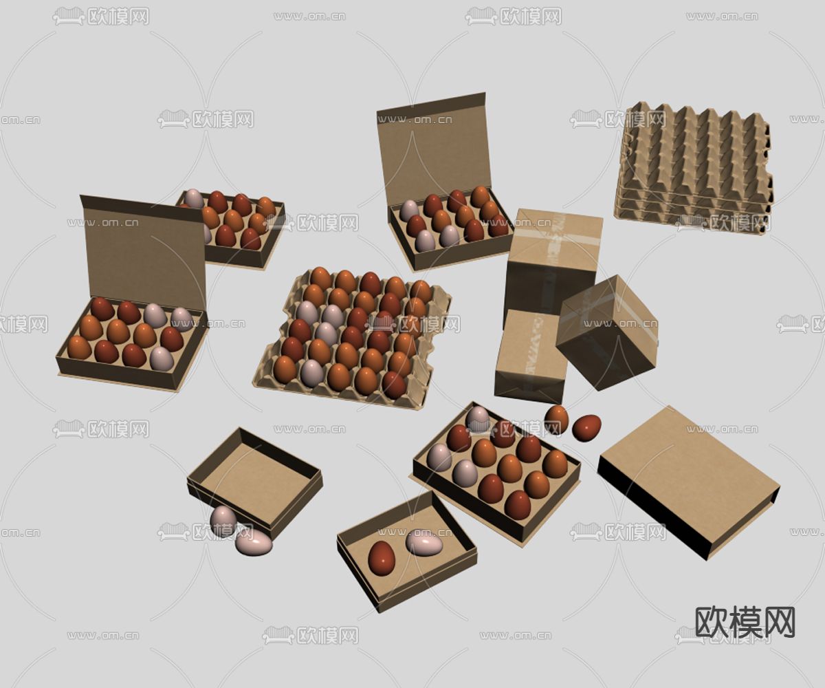 鸡蛋su模型下载（渲染图2）