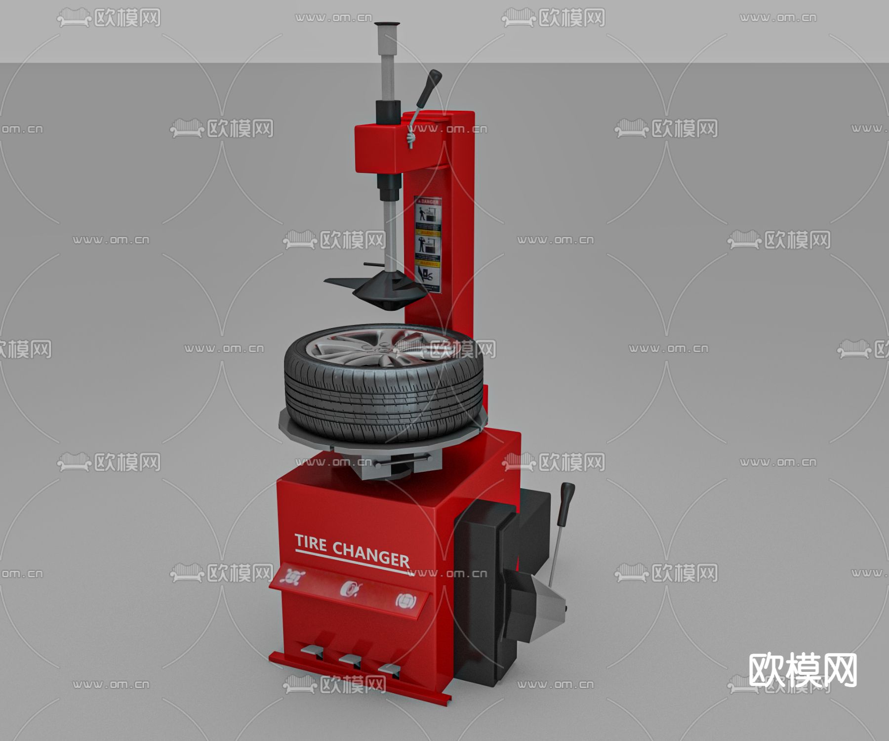 轮胎拆装机3d模型下载