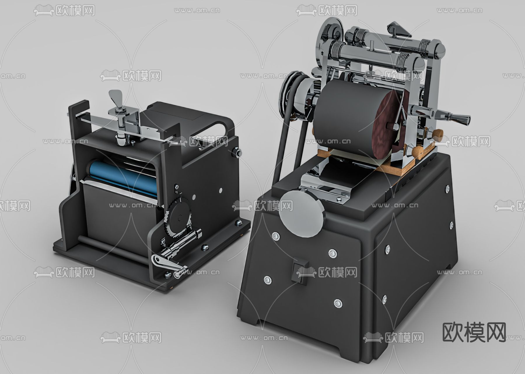 罗拉式纤维长度分析仪3d模型下载