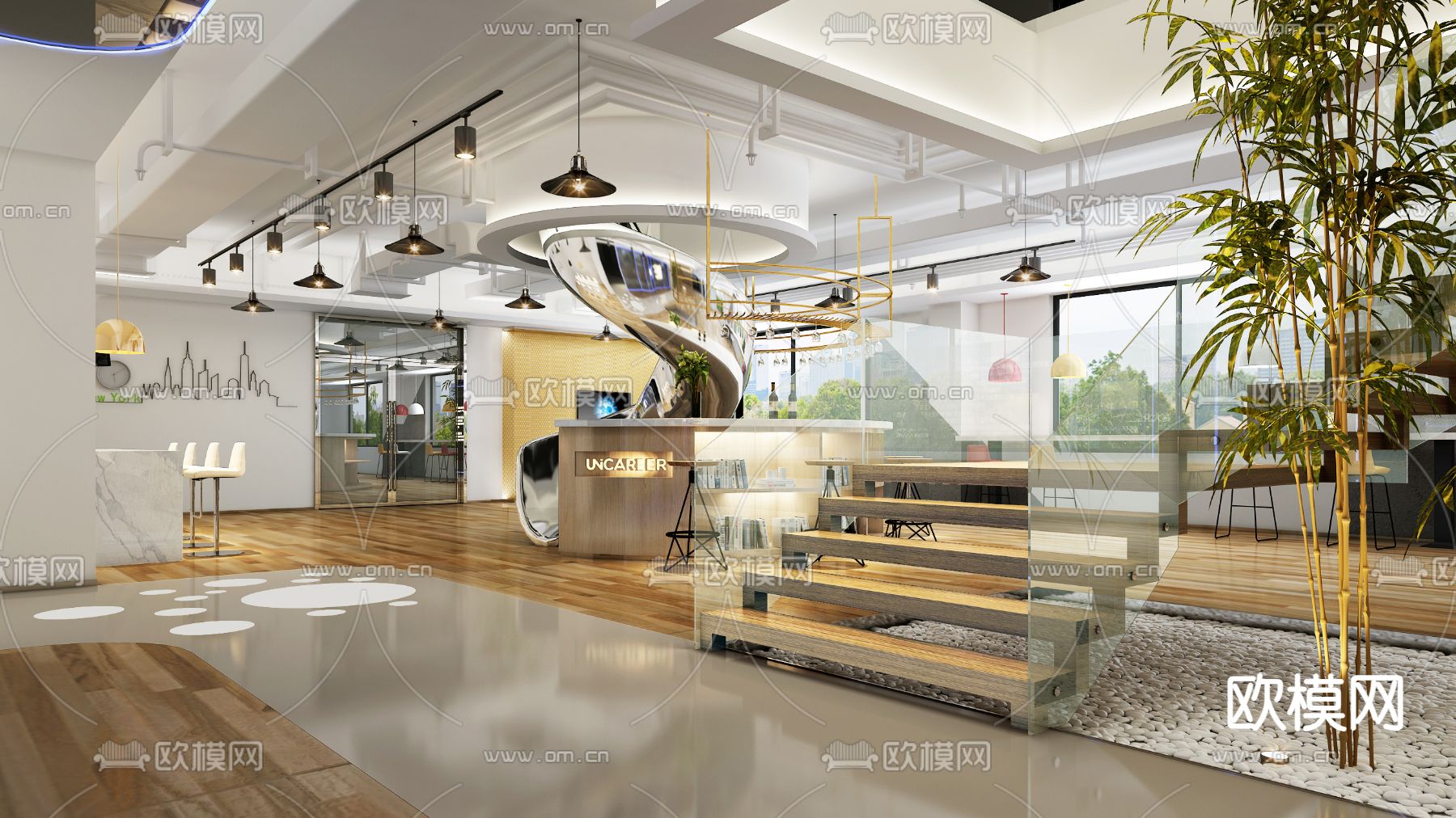 办公室茶水间3d模型下载