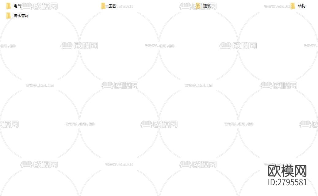 崇兴村五社污水处理站建设工程cad施工图下载（渲染图1）