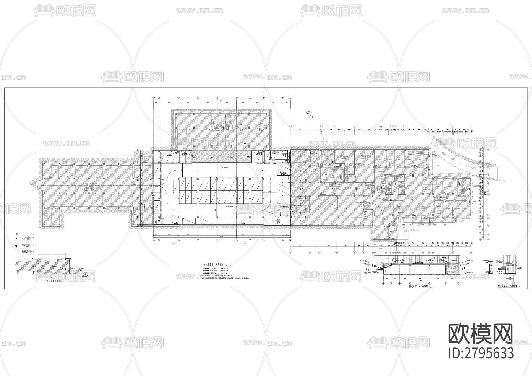 人民法院审判综合楼功能优化工程cad施工图下载（渲染图7）