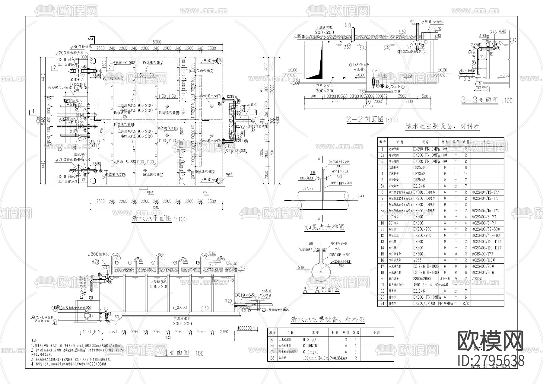 双河街道农村饮水安全巩固提升工程cad施工图下载（渲染图8）