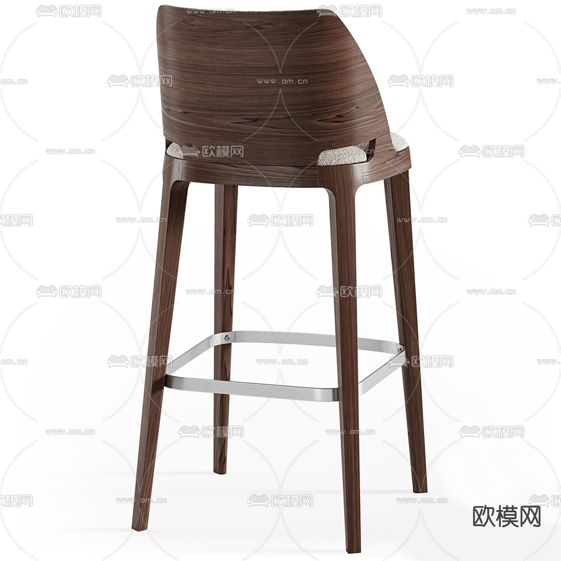 Potocco 吧凳 吧椅3d模型下载（渲染图4）