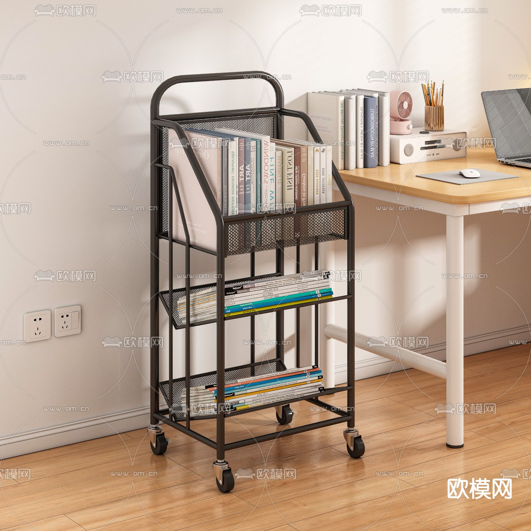 置物架 书籍书本3d模型下载