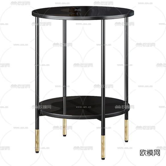 现代边几 角几3d模型下载