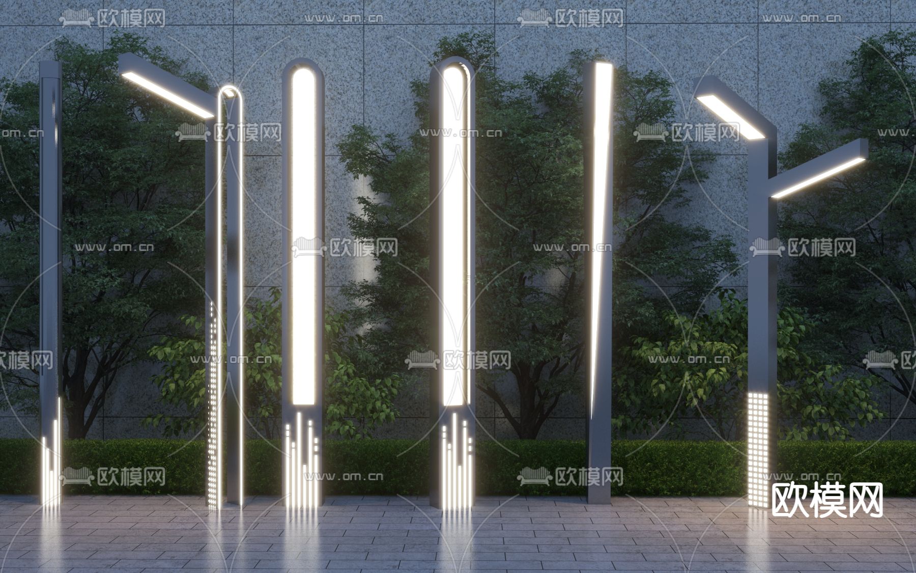 户外灯 景观灯3d模型下载