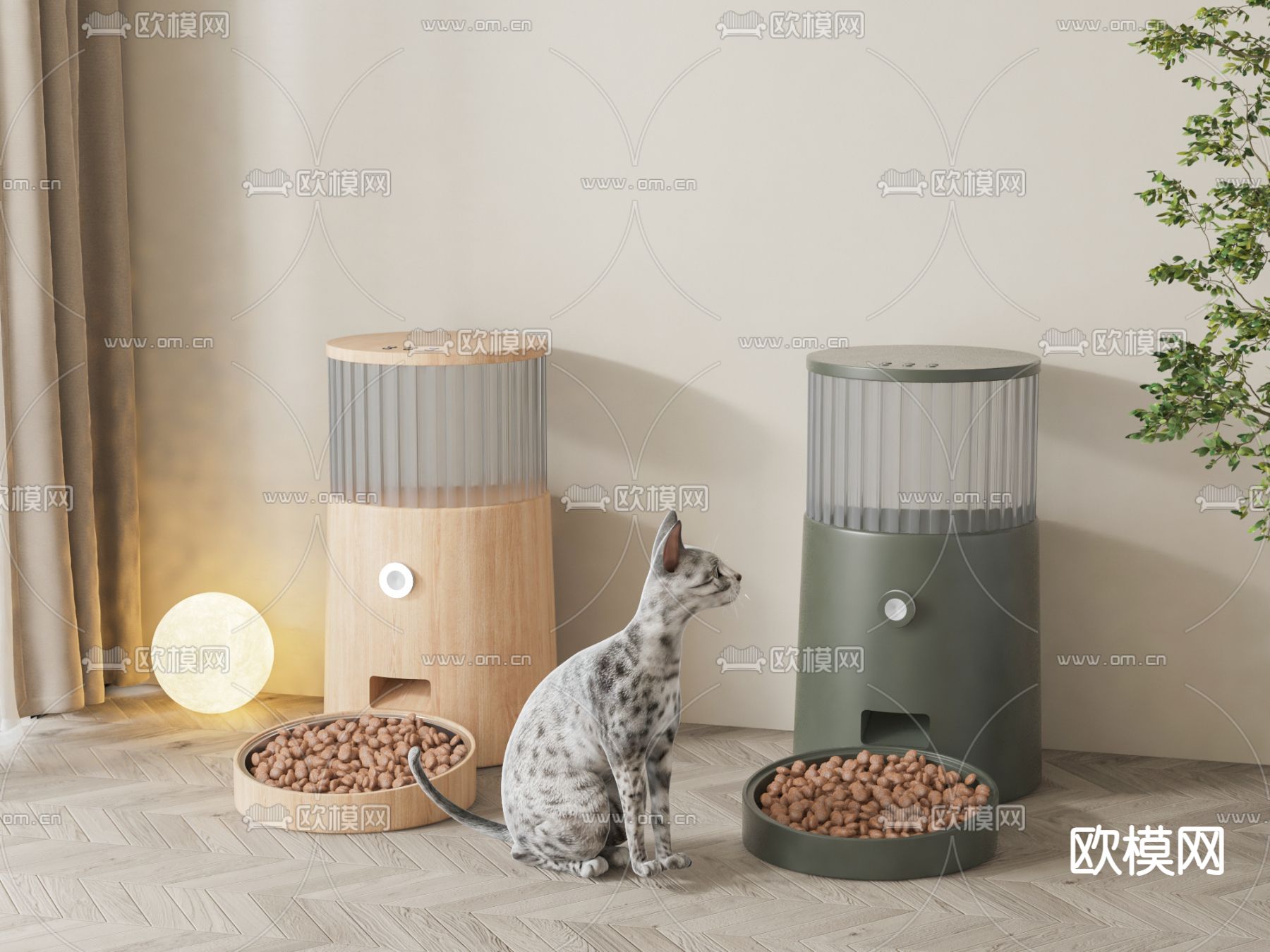 自动喂食器3d模型下载