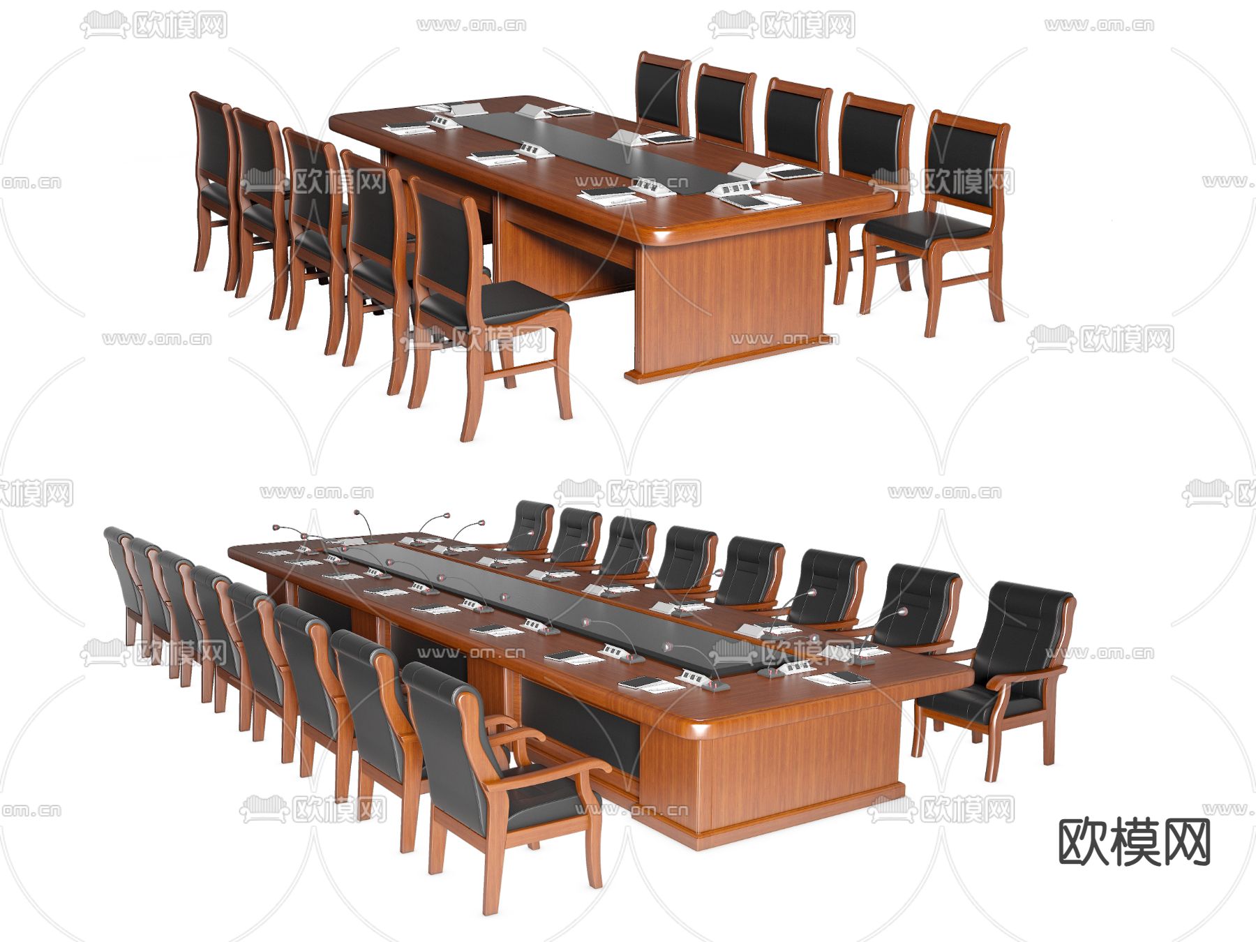 党政会议台 会议桌3d模型下载_ID14231269_3dmax免费模型-欧模网