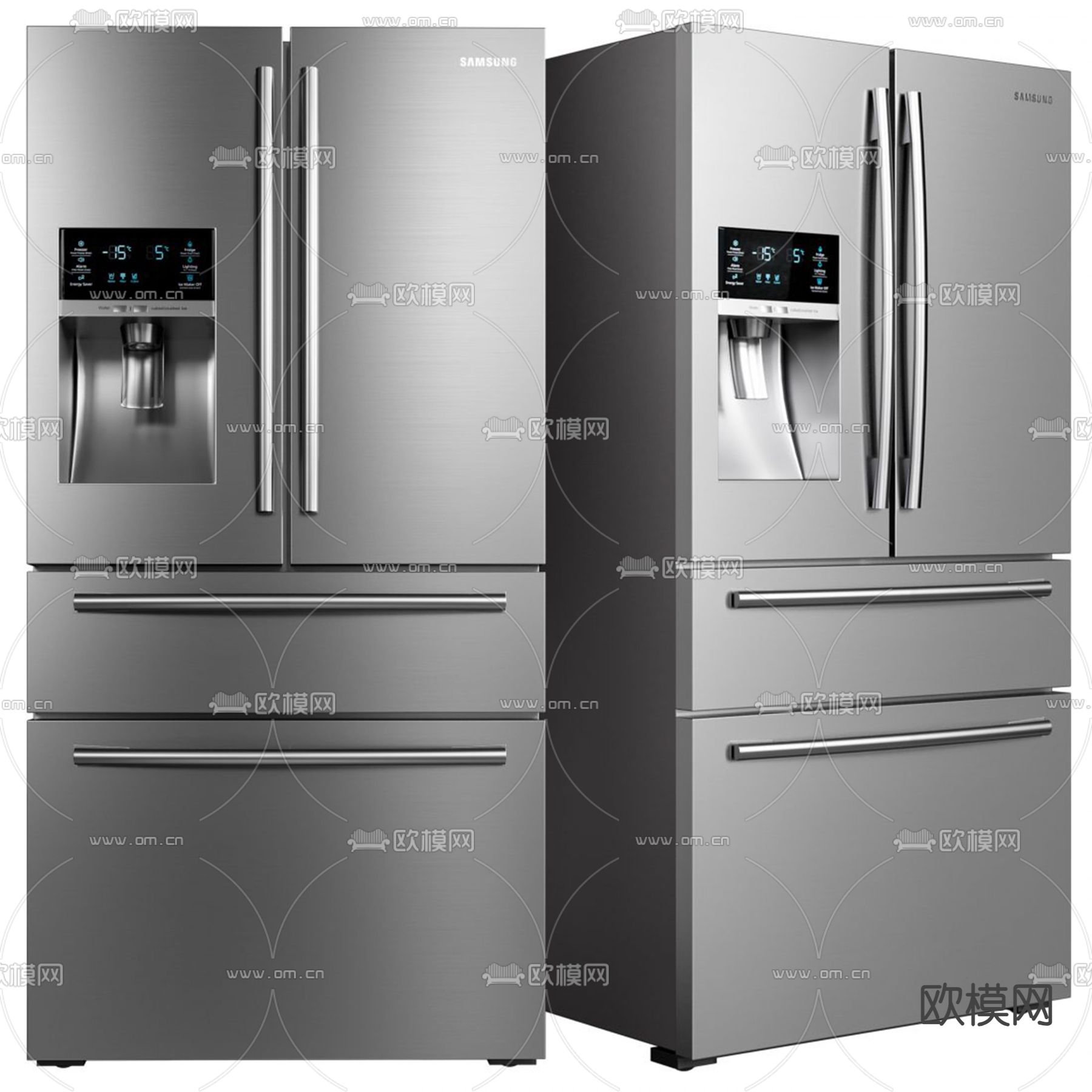 厨房电器 冰箱 烤箱 饮水机 灶台3d模型下载（渲染图4）