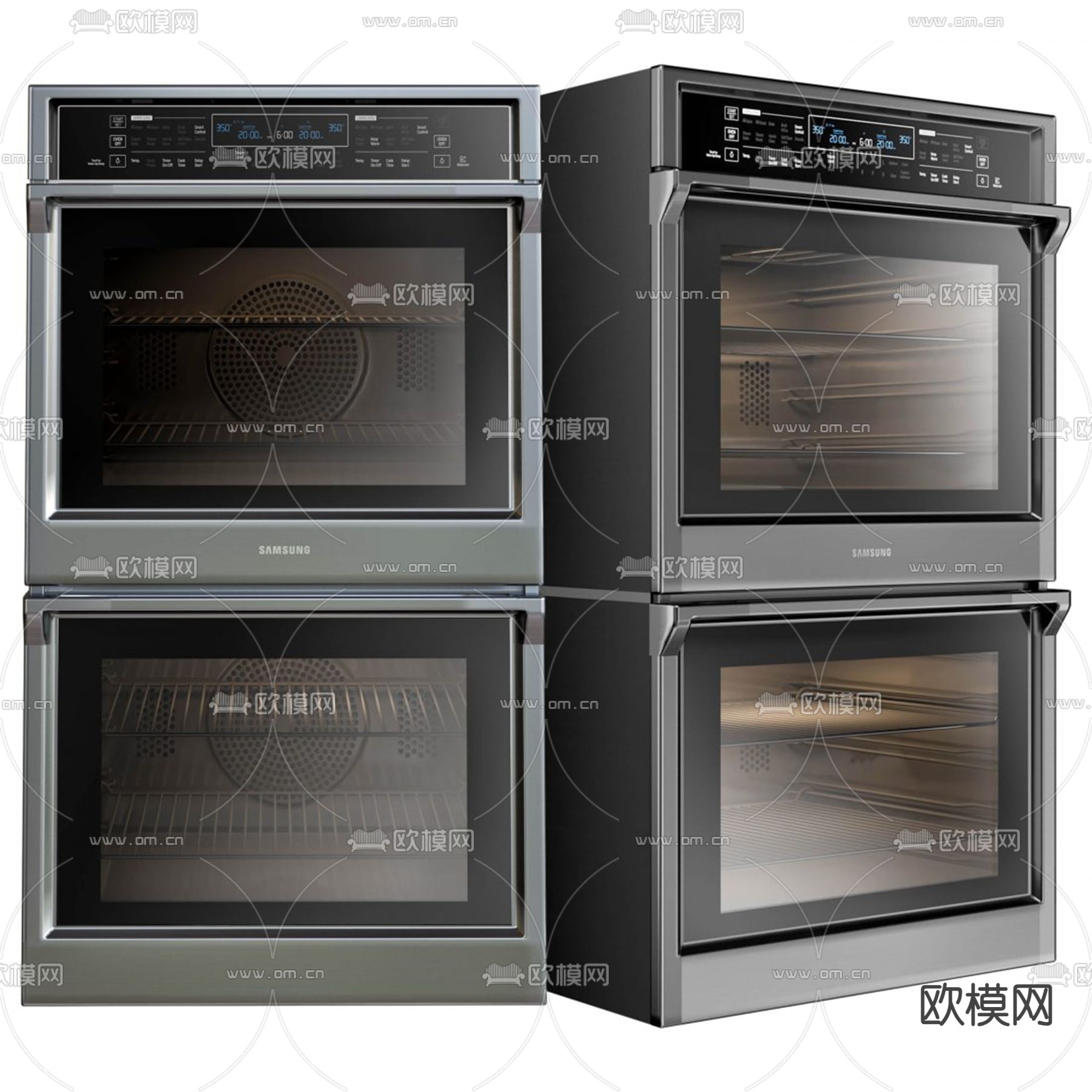 厨房电器 冰箱 烤箱 饮水机 灶台3d模型下载（渲染图5）