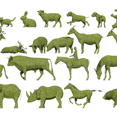 雕塑景观小品su模型