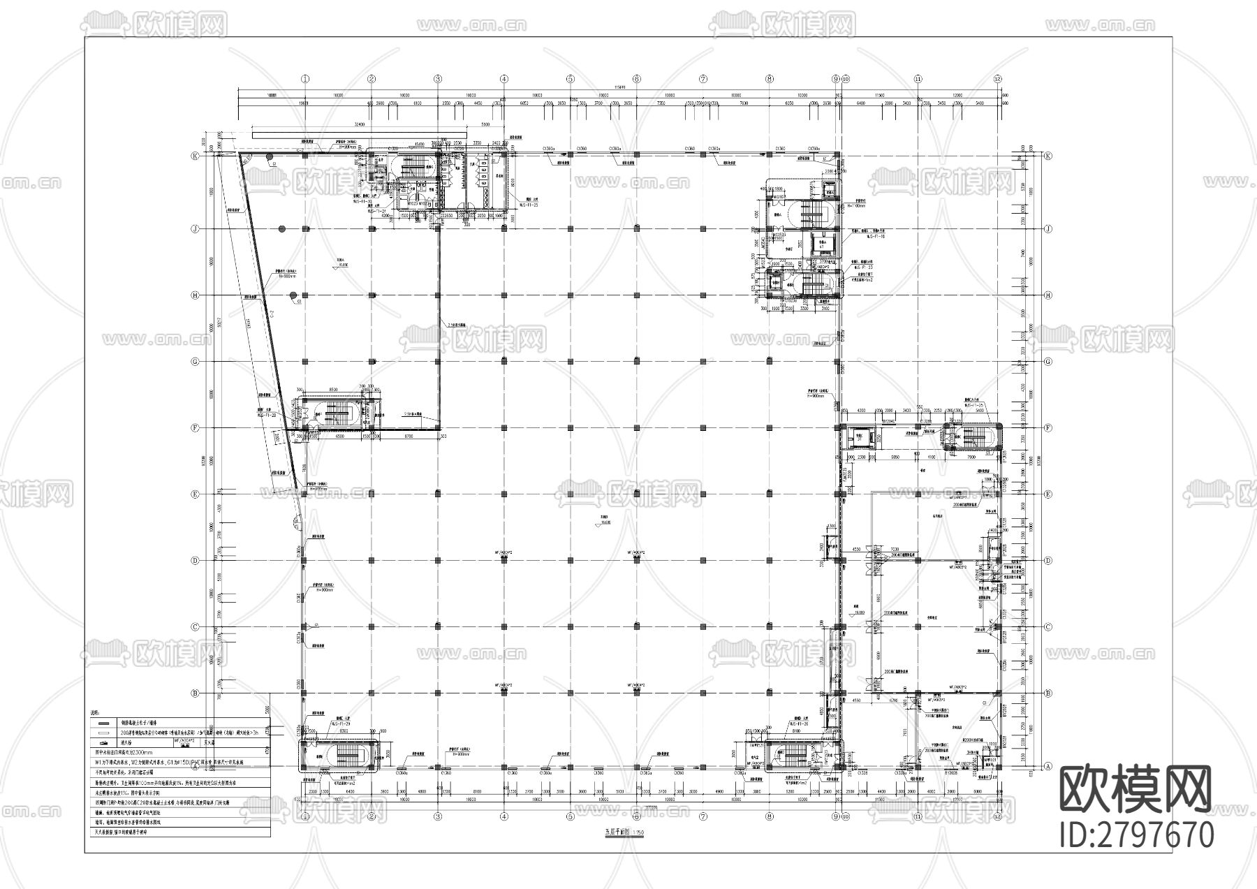 莱芯半导体定制厂房项目cad施工图下载（渲染图6）