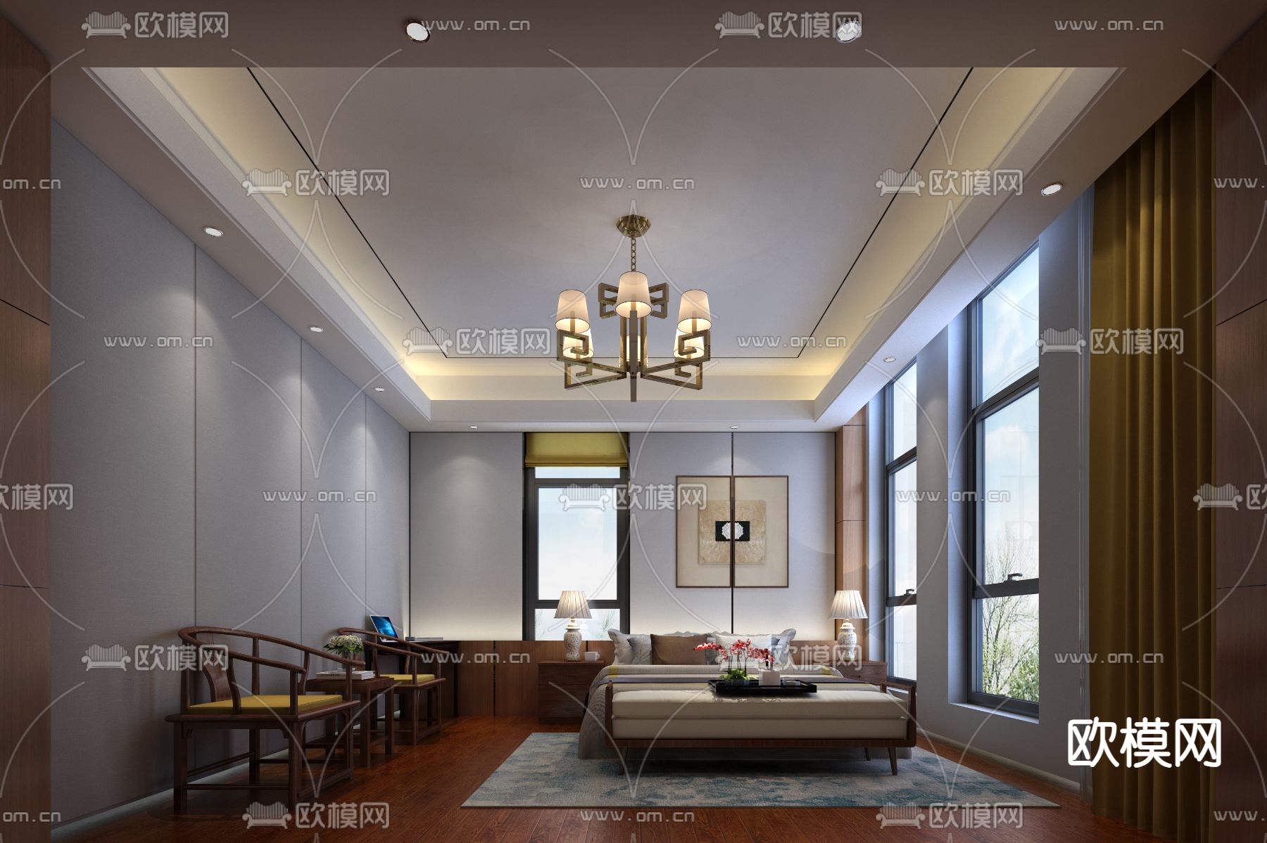 酒店客房免费3d模型下载