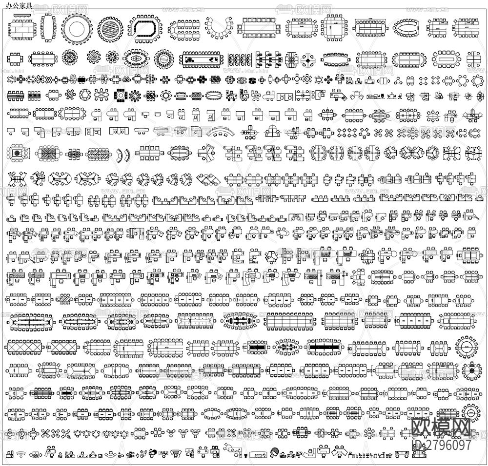 室内装修设计师素材cad图库下载（渲染图7）