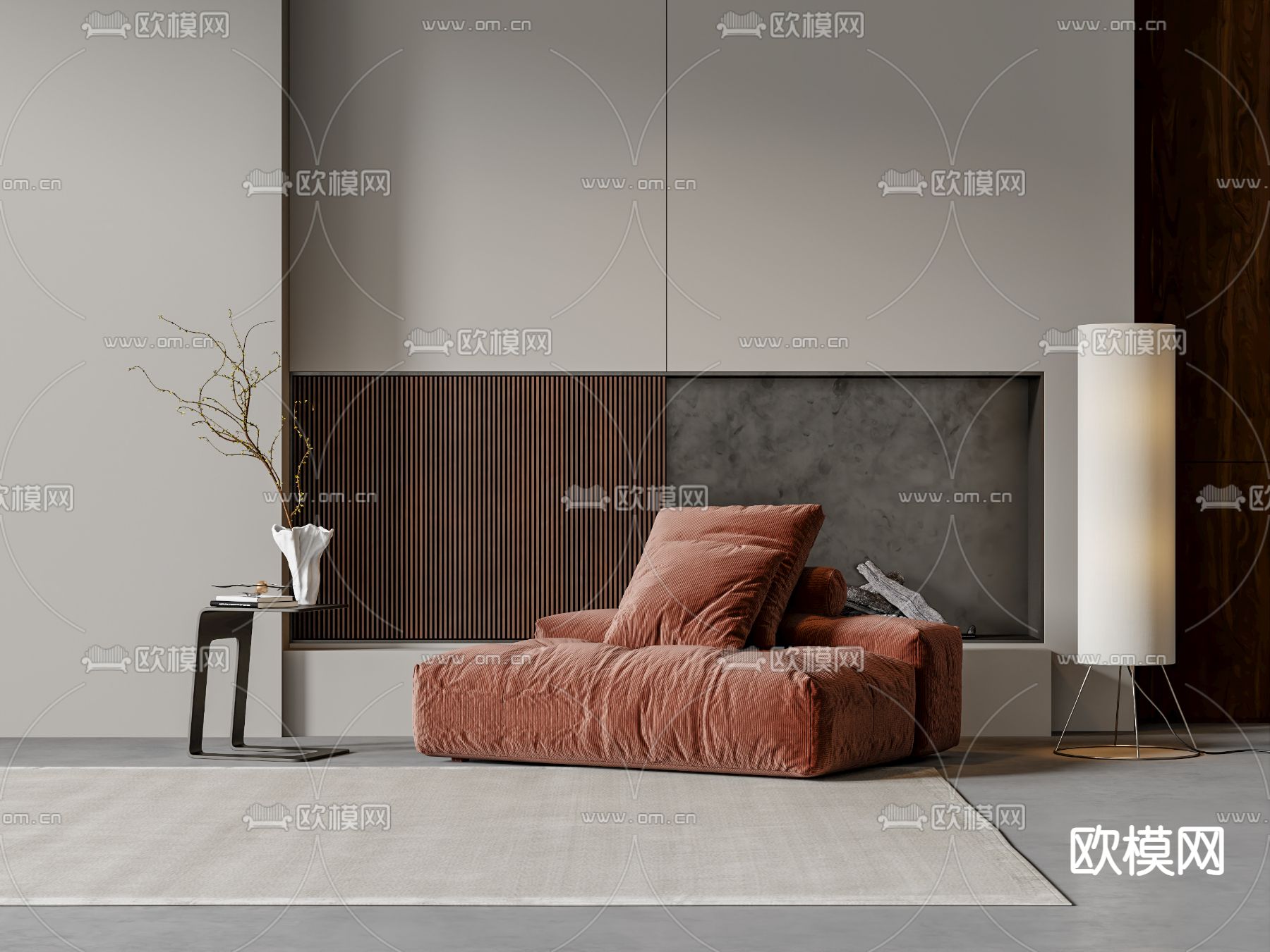 休闲沙发 软体沙发3d模型下载