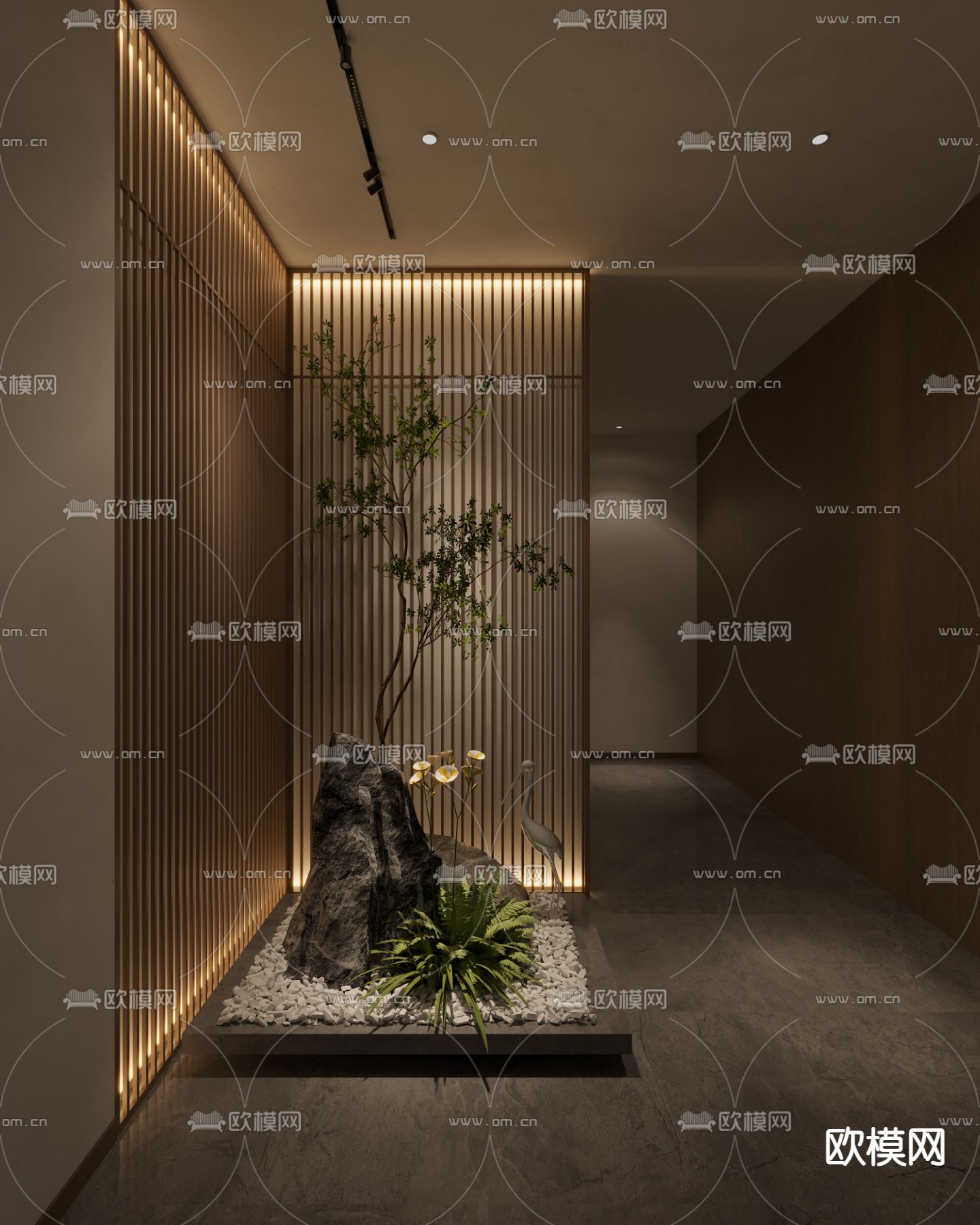 植物堆 绿植小品3d模型下载