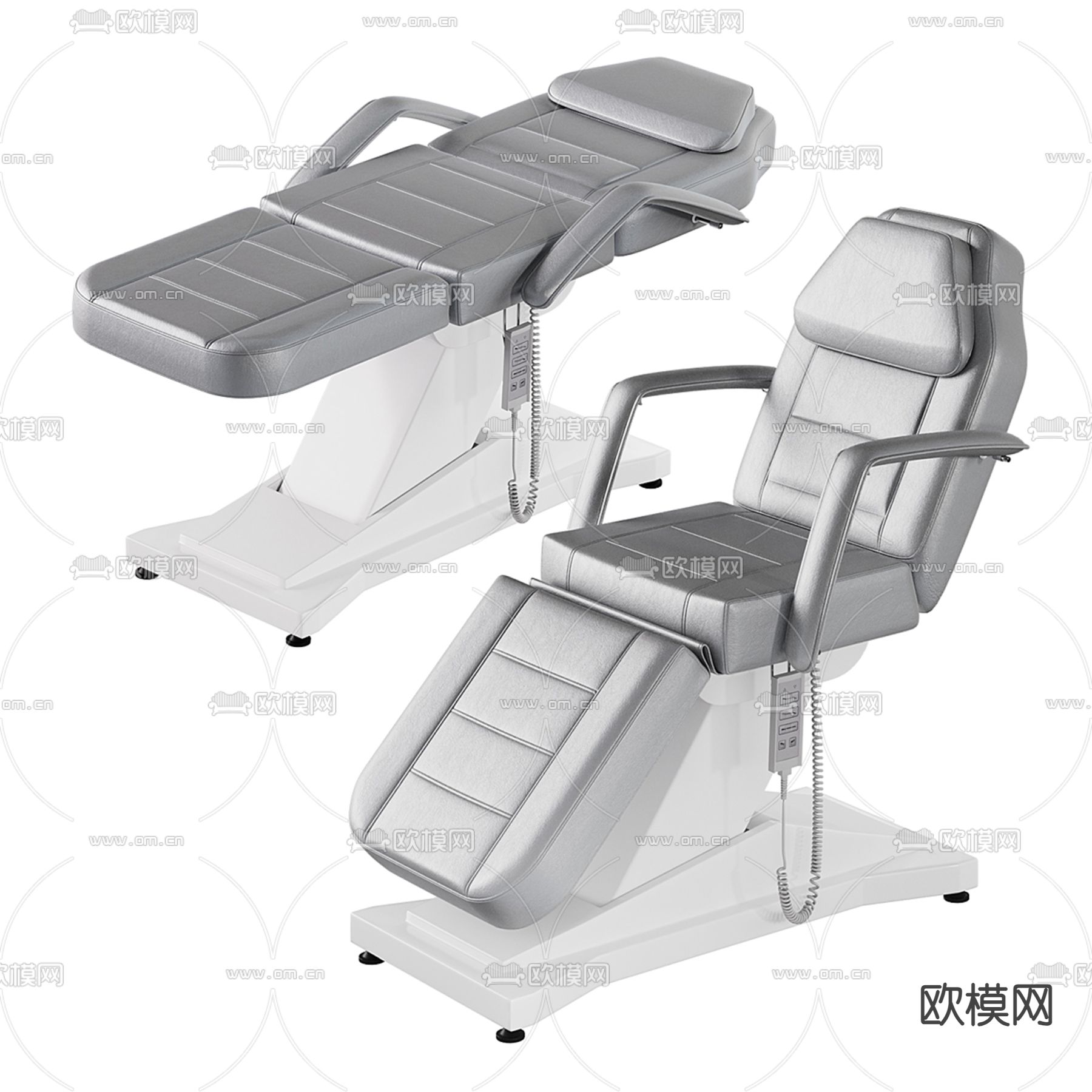 牙医床 牙科手术床3d模型下载（渲染图2）