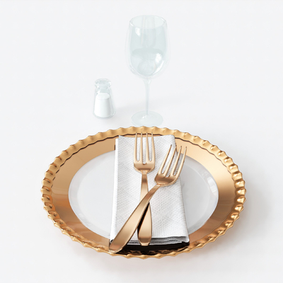  餐具 盘子碟子 刀叉su模型 