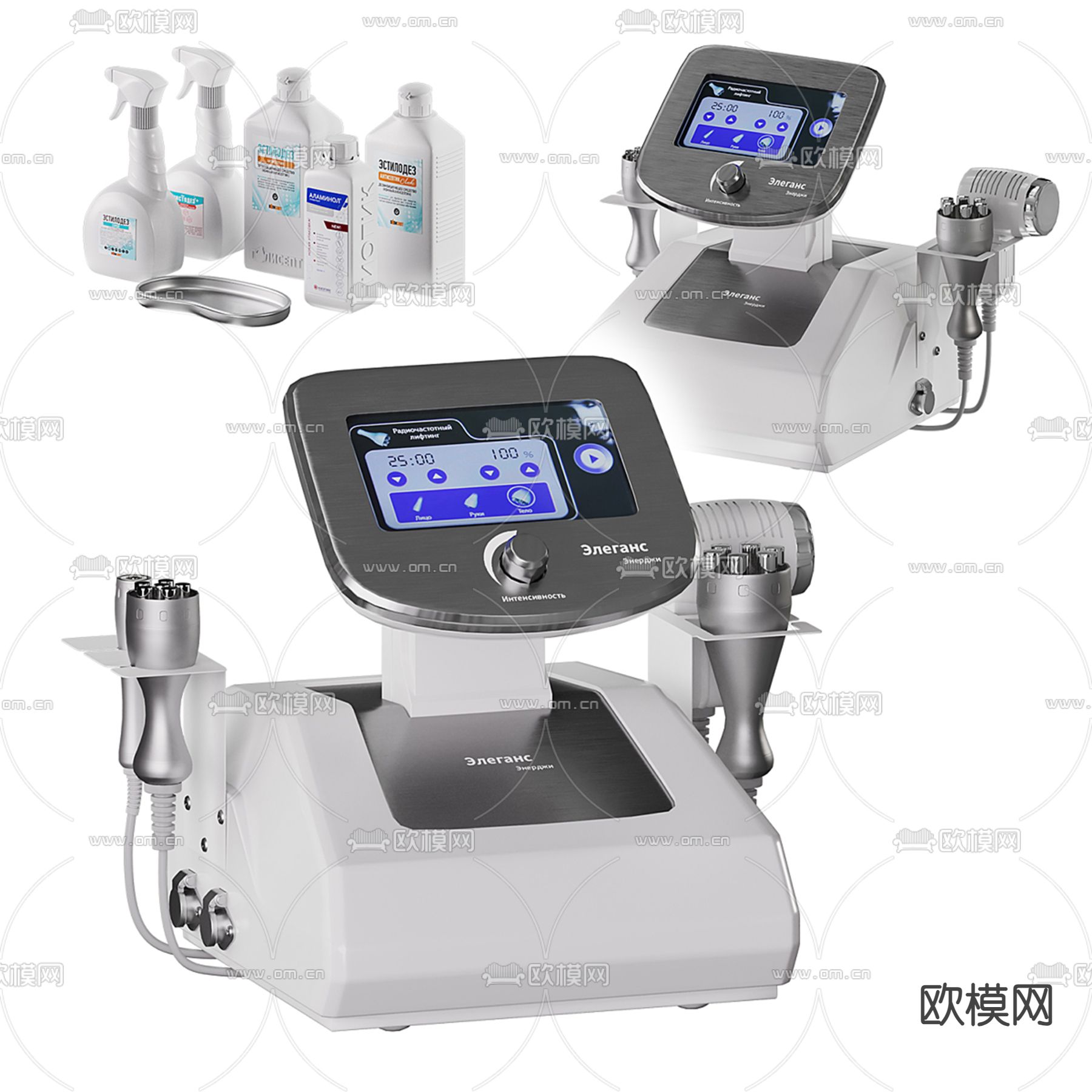 牙医床 牙科手术床3d模型下载（渲染图5）