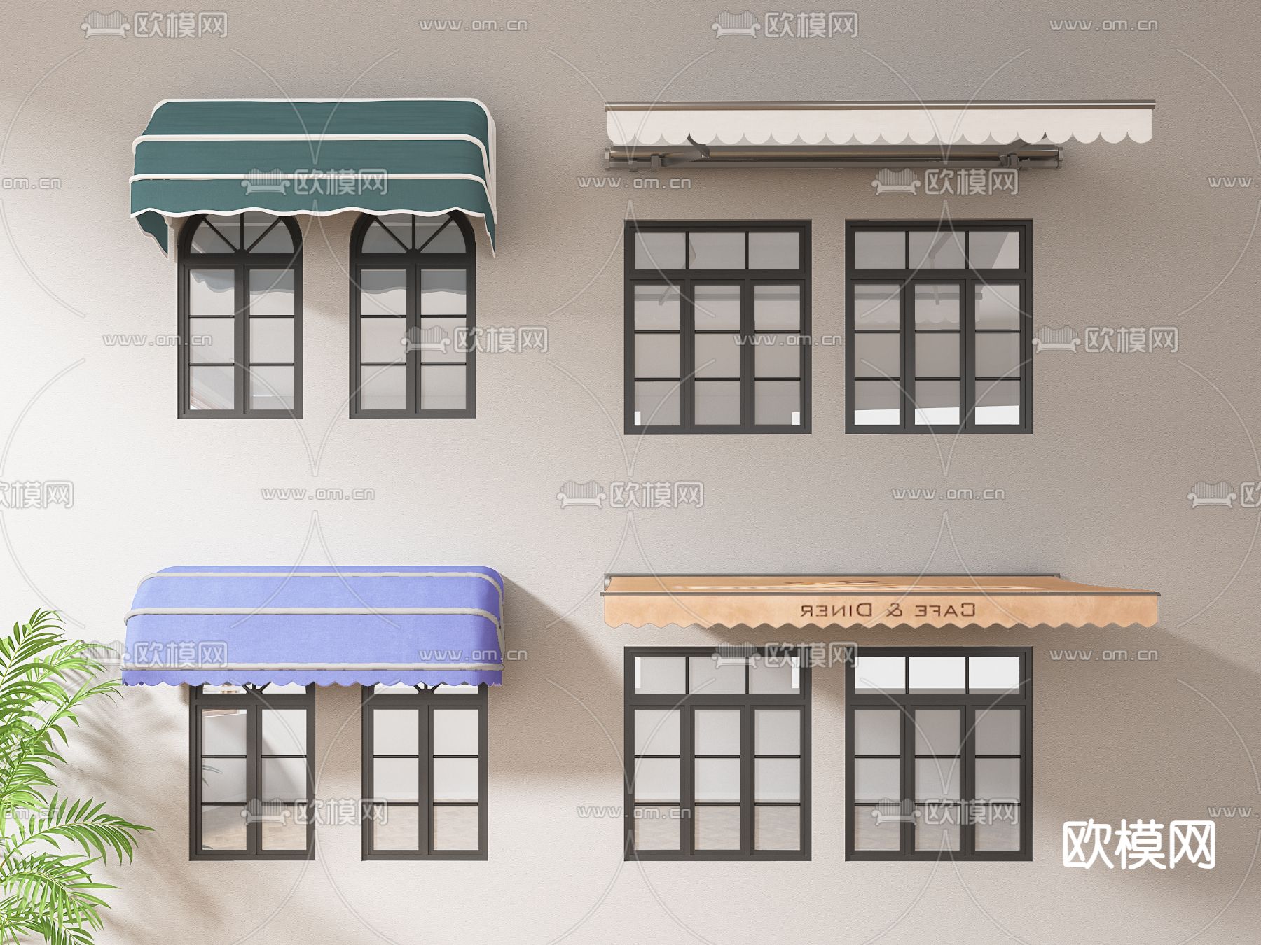 遮阳棚 遮雨棚 户外篷伞3d模型下载