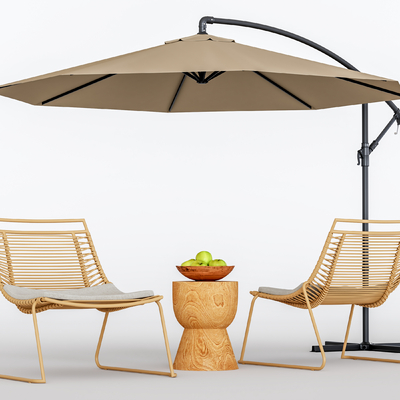  现代户外椅 休闲椅su模型 