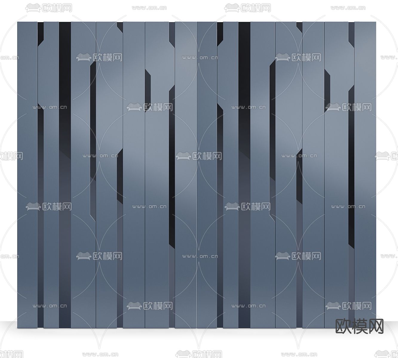 背景墙 装饰板su模型下载（渲染图1）