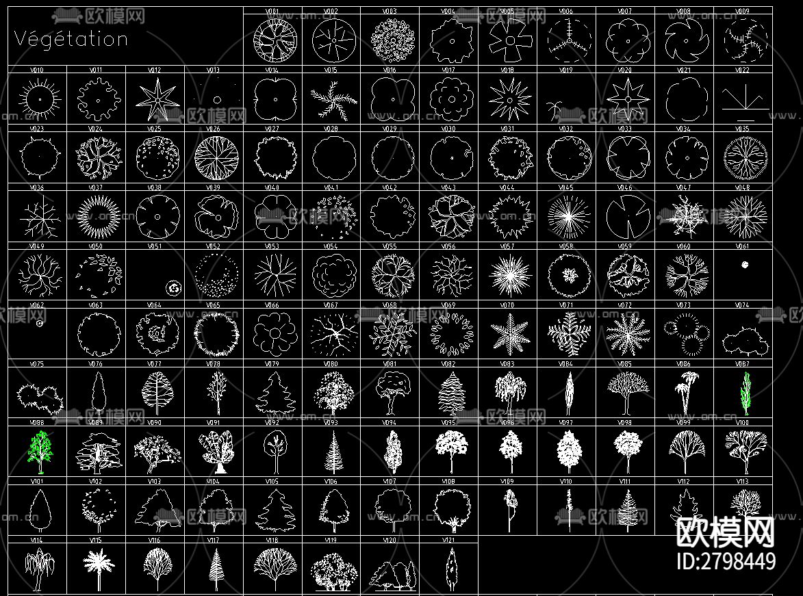 标识标志图块合集cad图库下载（渲染图9）